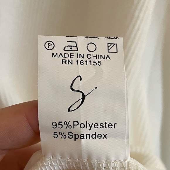 NWOT Silk & Salt Long Sleeve Ribbed Balloon Sleeve Pullover Top, One Size - Picture 6 of 6